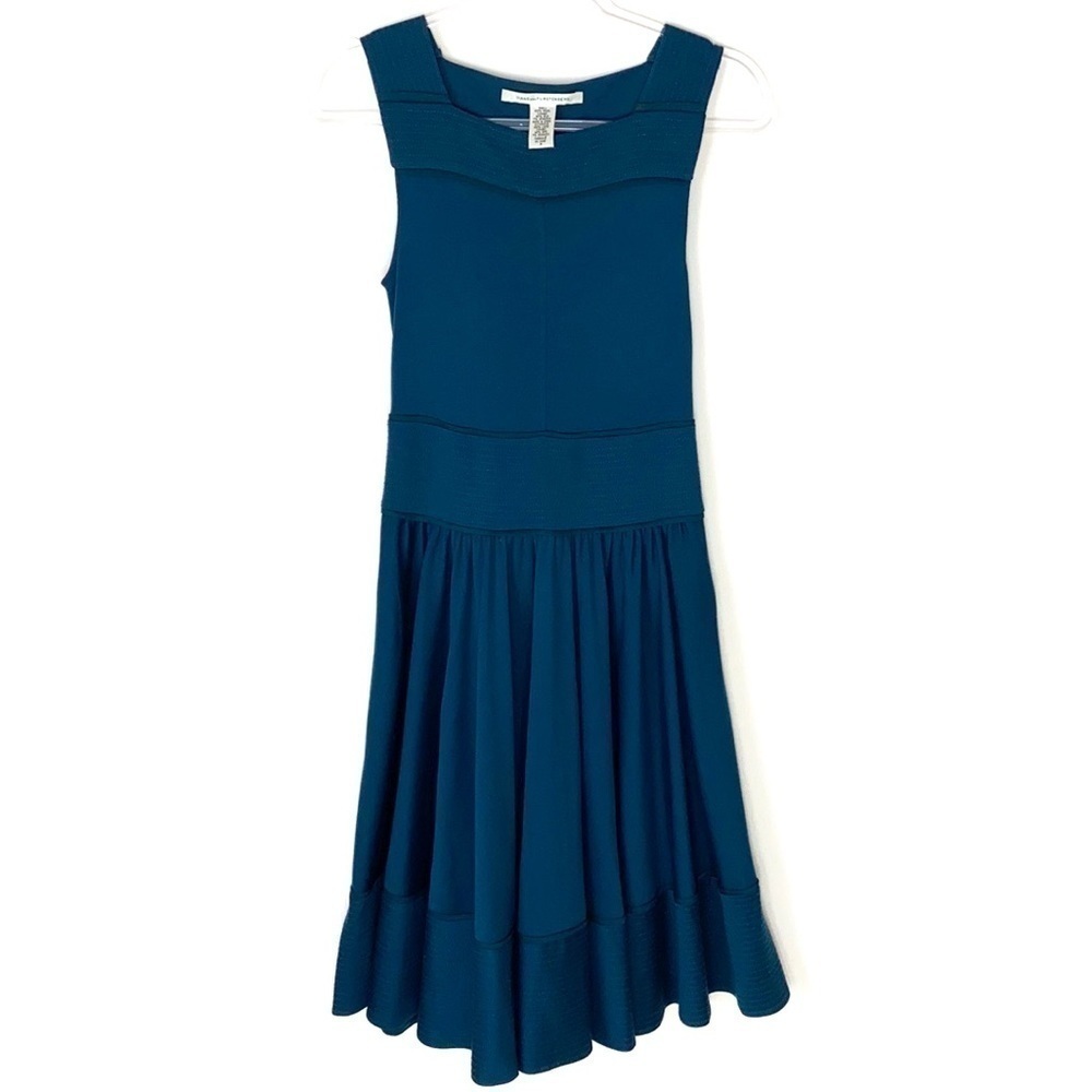 Diane von Furstenberg Paige emerald green dress